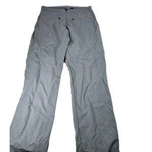 Alpine Women's Size 10 Large Gray Nylon Outdoor‎ Pants Floral Zipper Pockets